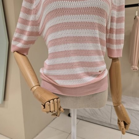 심플 단가라 라운드니트