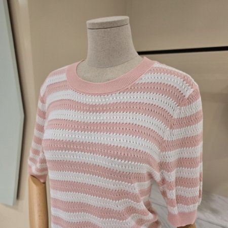 심플 단가라 라운드니트