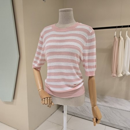 심플 단가라 라운드니트