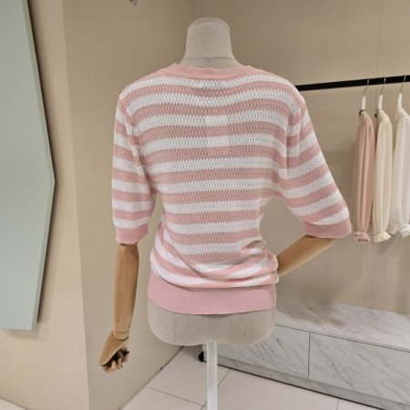 심플 단가라 라운드니트