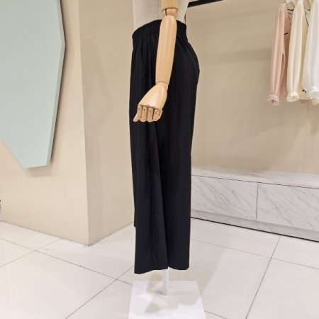 밴딩 와이드 팬츠