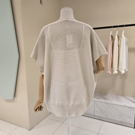 오픈형 숄 니트가디건