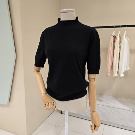 데스틸 반목 돌돌이 반팔니트