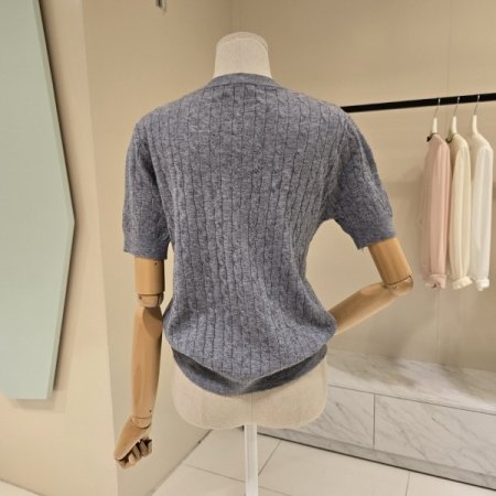 가을 꽈배기 라운드니트