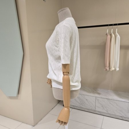 라운드 가을 꽈배기 니트