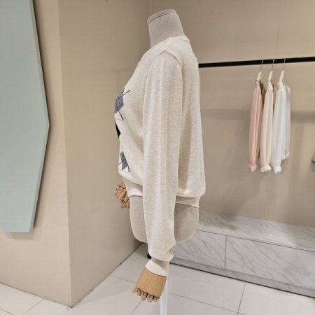 다이아 라운드 니트가디건