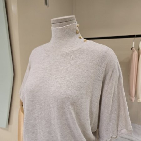 루즈핏 캐시혼방 폴라니트