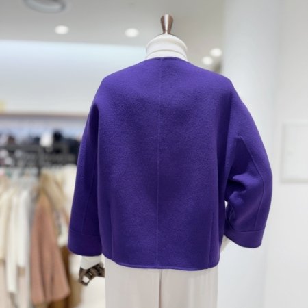 핸드메이드 노카라 울자켓