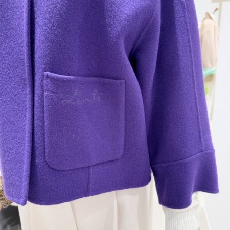 핸드메이드 노카라 울자켓