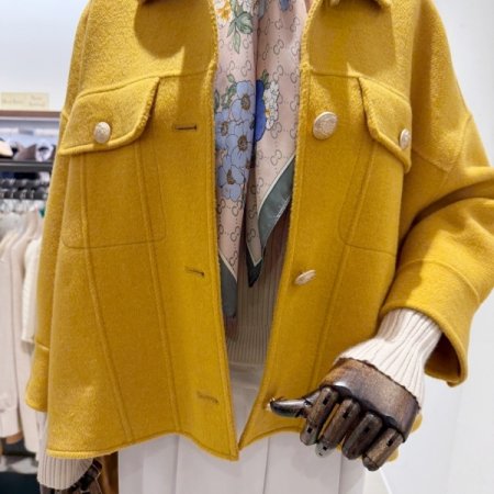 핸드메이드 오버핏 숏 7부자켓