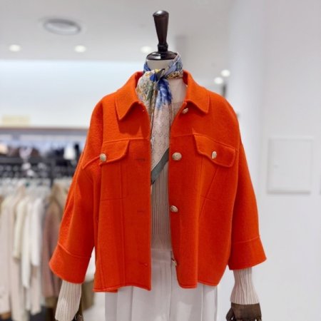 핸드메이드 오버핏 숏 7부자켓