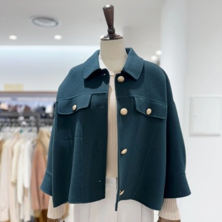 핸드메이드 오버핏 숏 7부자켓