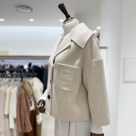 포켓자수 울캐시자켓