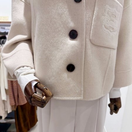 포켓자수 울캐시자켓