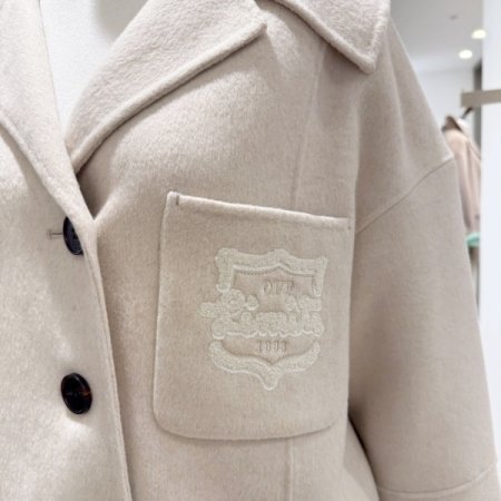 포켓자수 울캐시자켓