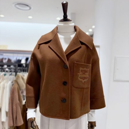 포켓자수 울캐시자켓