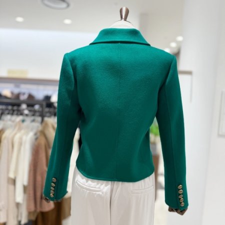 핸드메이드 아웃포켓 숏울자켓