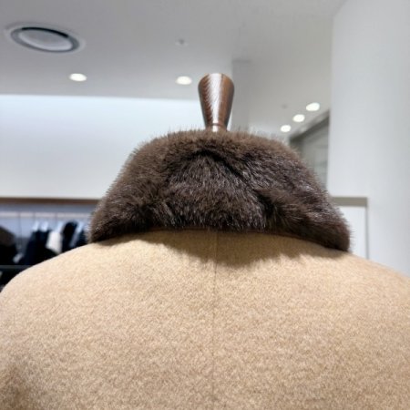 핸드마농 퍼 울 배색자켓