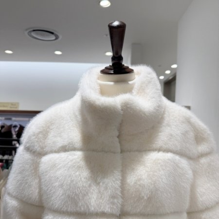 인조 밍크 퍼 자켓