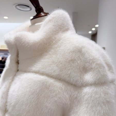 인조 밍크 퍼 자켓