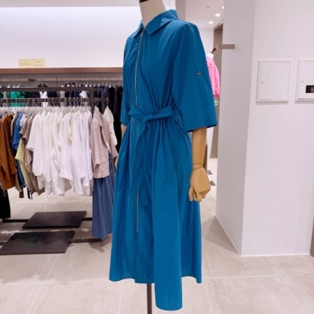 앞 지퍼 오픈 원피스