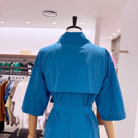 앞 지퍼 오픈 원피스