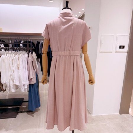 허리 비죠 셔츠 원피스