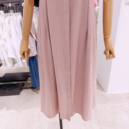 허리 비죠 셔츠 원피스