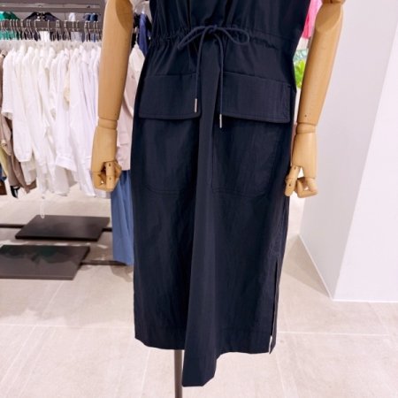 립 배색 원피스