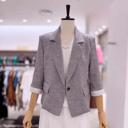 7부 원버튼 재킷