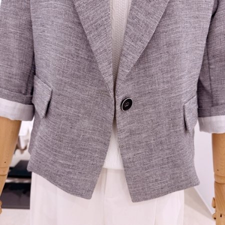 7부 원버튼 재킷