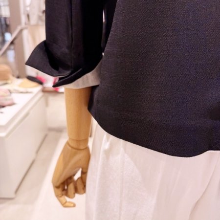 린넨 원버튼 재킷