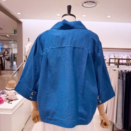 아웃포켓 린넨 자켓