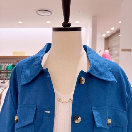 아웃포켓 린넨 자켓