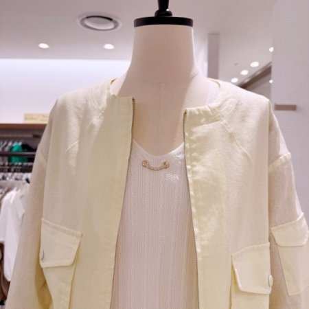 포켓 라운드 재킷