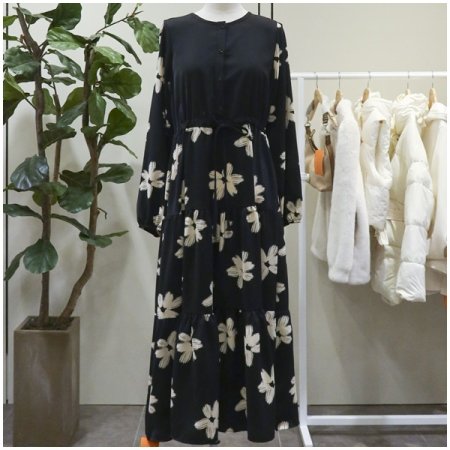 긴버튼코스롱원피스