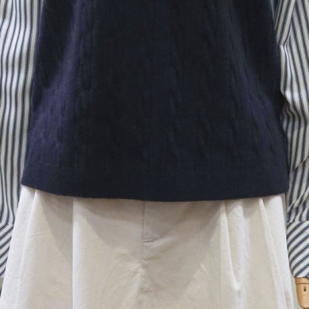 조끼레이어드셔츠니트