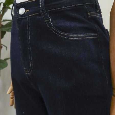 모브생지부츠컷데님팬츠