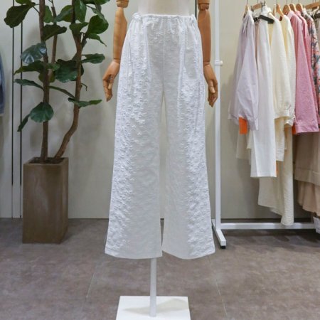 엠보꽃밴딩팬츠