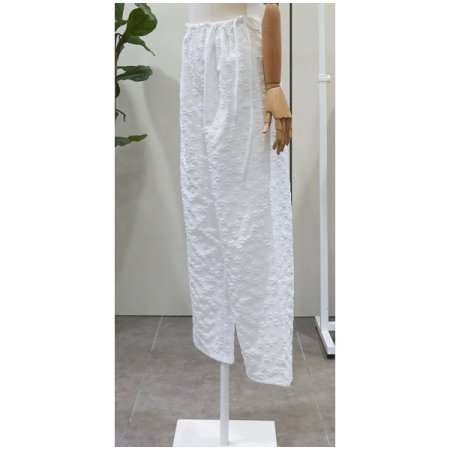 엠보꽃밴딩팬츠