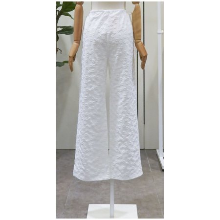 엠보꽃밴딩팬츠