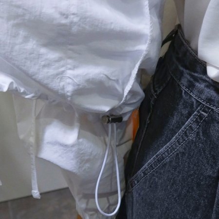 더블셔링리본점퍼