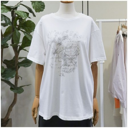 유니크라운드반팔티셔츠