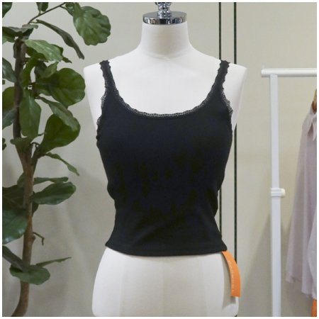 티쉬캡내장민소매티셔츠