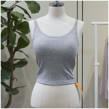 티쉬캡내장민소매티셔츠