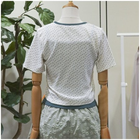 잔꽃가디건세트