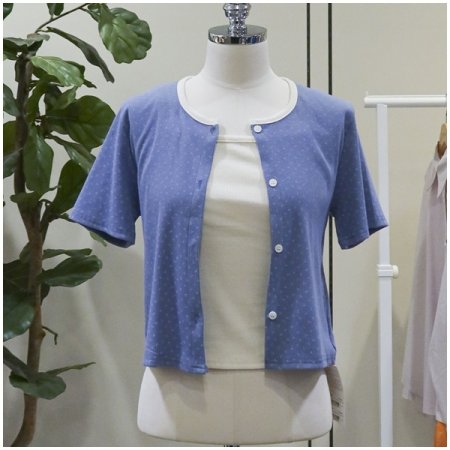 잔꽃가디건세트