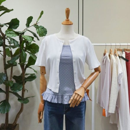 도트프릴가디건세트