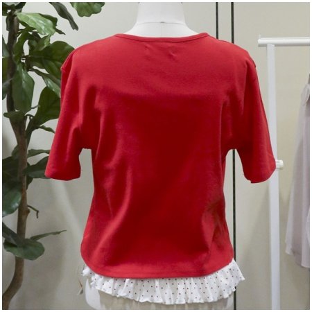 도트프릴가디건세트