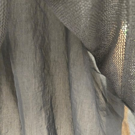 니트배색반팔블라우스